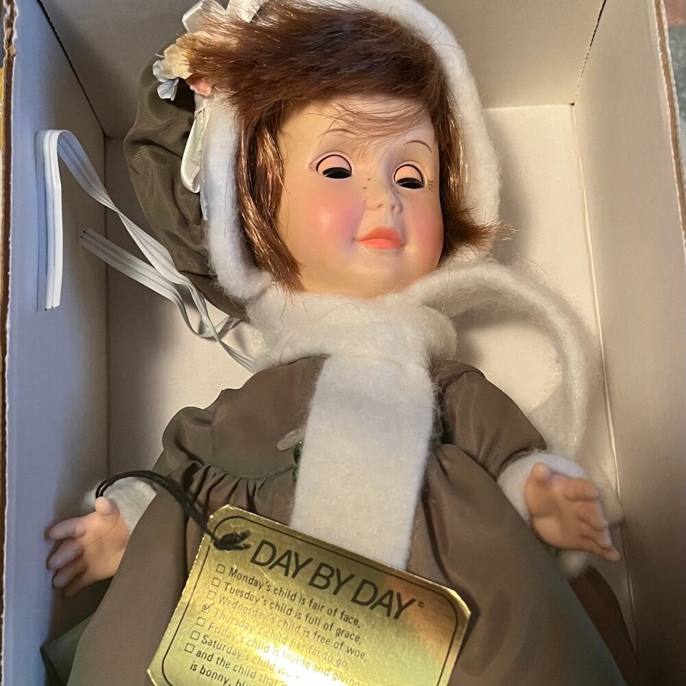 80's Vintage "Thursday's Child" Doll - 12 inch - Effanbee
